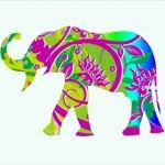 Nursery Decor Elephant in T..