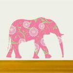 Nursery Walls Pink Elephant..