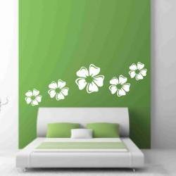 White Flowers  Wall Decals