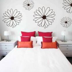 Large Floral Wall Vinyl Decals Sticker
