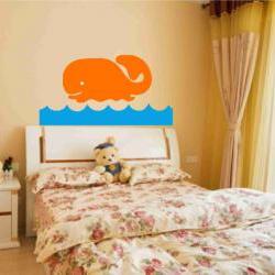 Cute Whale Decal Wall Sticker