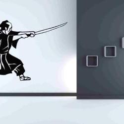 Samurai Wall Decals Vinyl Sticker