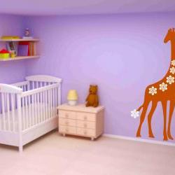 Large Giraffe Decal Sticker