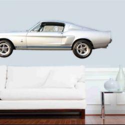 Muscle Car 1967 Shelby Mustang GT 350 Wall Art/ Vinyl Sticker
